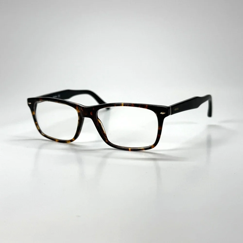 FOSSIL FOS 7003 086 Eyeglasses Frame Only 52-17-145 Tortoise Shell Brown